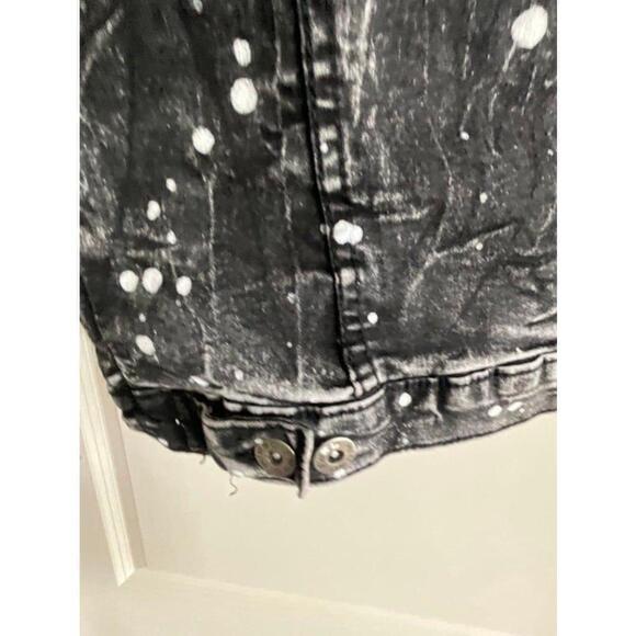 Girl’s Splattered Denim‎ Jean Jacket Size 14-16 - Picture 9 of 12